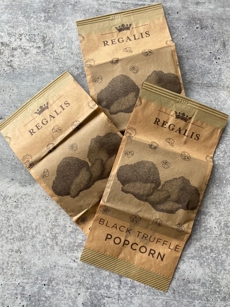 Regalis Microwaveable Black Truffle Popcorn, 18 Bags