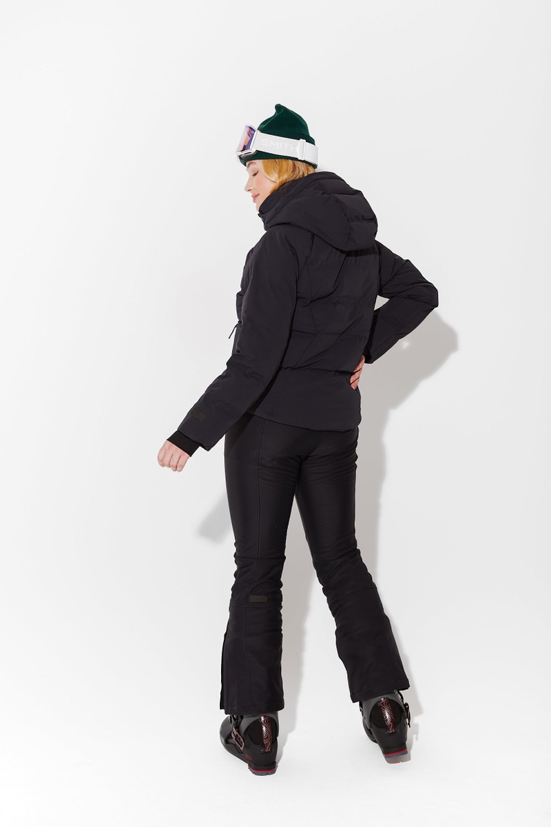 Georgie Puffer Jacket, Black