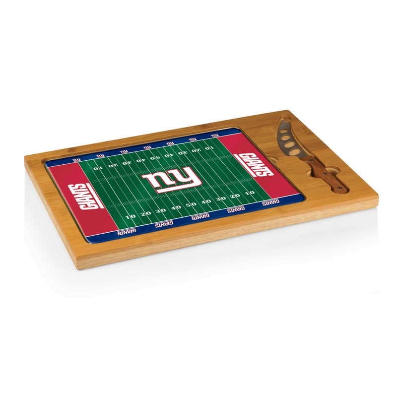 NFL Icon Glass Top Cutting Board & Knife Set
