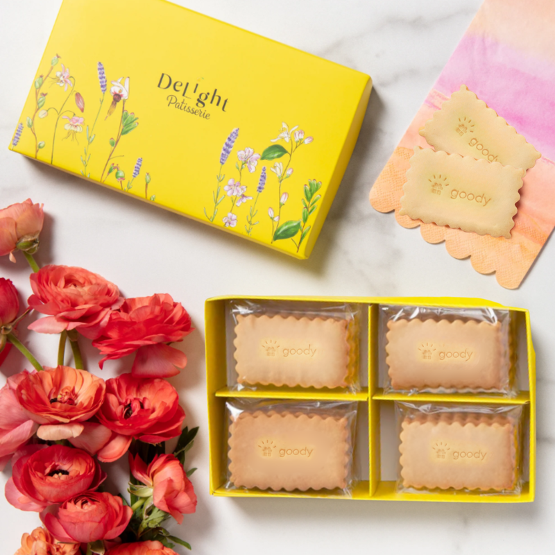 Branded Custom Stamped Cookies 16 Box