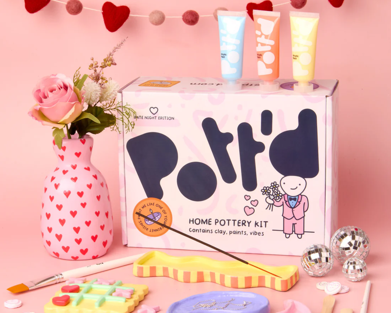 Date Night Home Pottery Kit