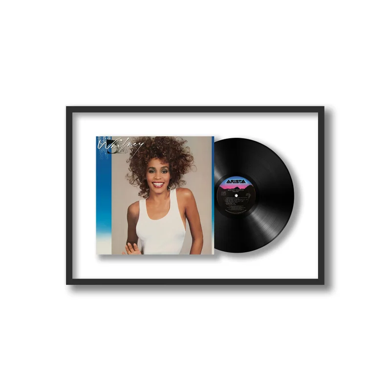 Shadowbox Framed Vinyl Album, Black