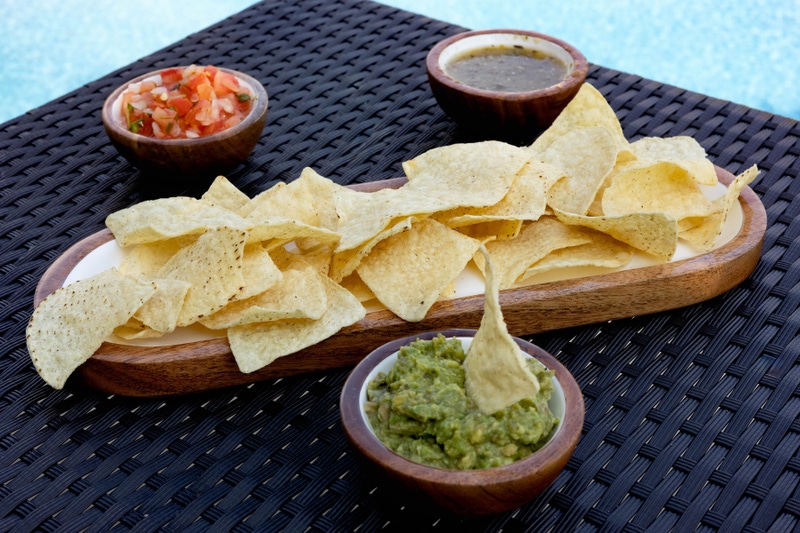 Dipping Bowl and Serving Tray 4-Piece Set