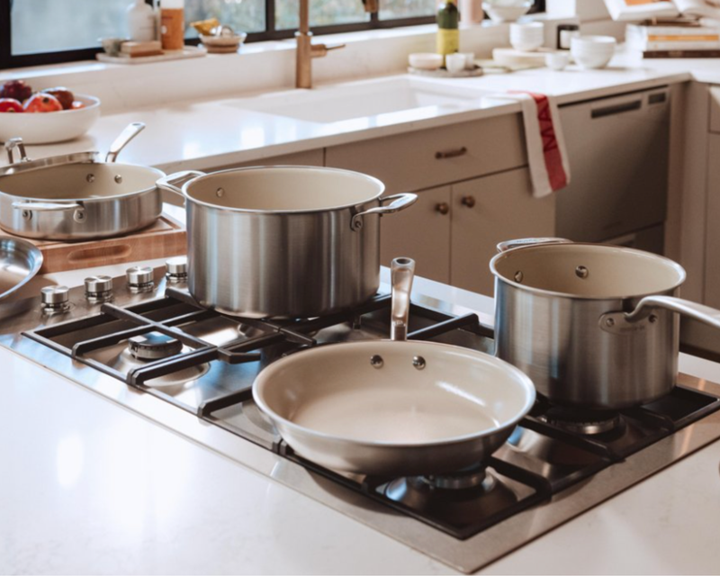 CeramiClad Non Stick Cookware 7-Piece Set