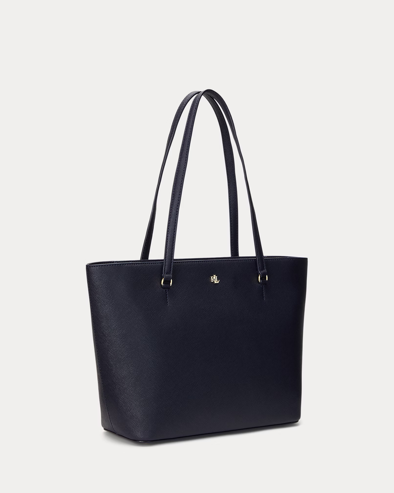 Crosshatch Leather Medium Karly Shopper Tote