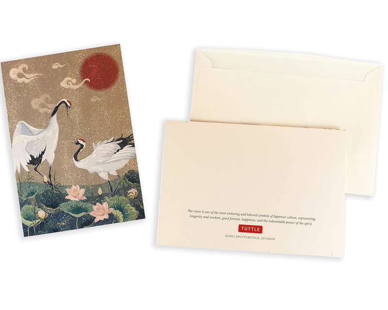 Japanese Cranes Note Cards