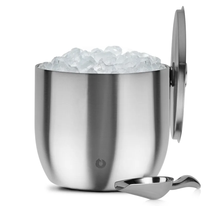Extra Large Ice Bucket with Lid and Ice Scoop