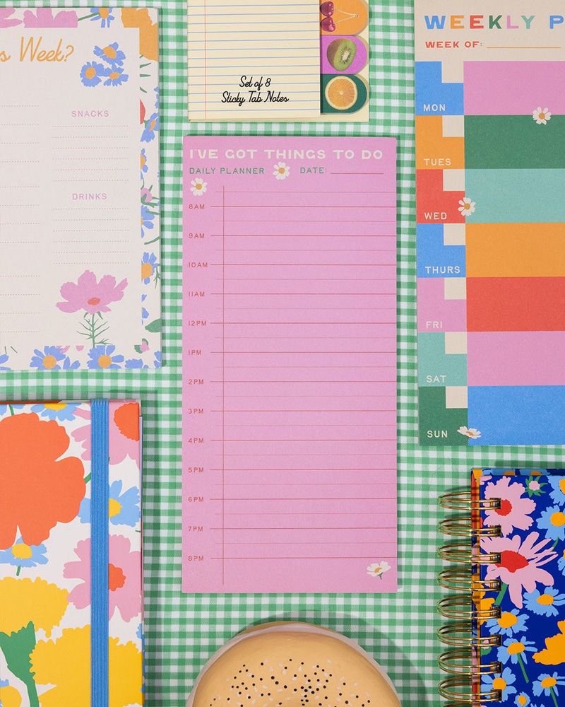 Weekly and Daily Planner Pad Set