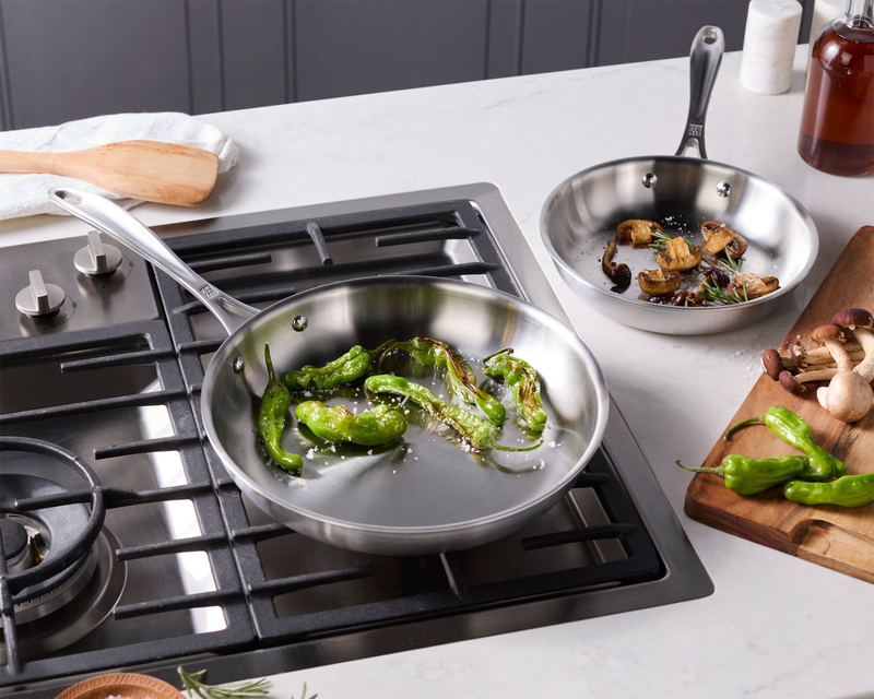 3-Ply 2-piece Spirit Stainless Steel Fry Pan Set