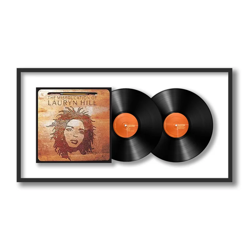 Shadowbox Framed Double Vinyl Album, Black
