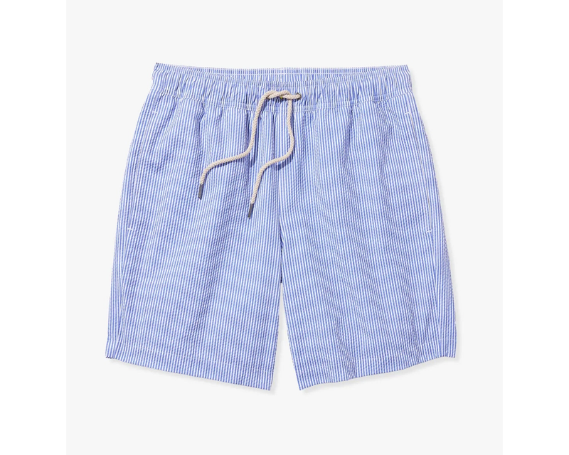 Bayberry Trunk, Light Blue Seersucker