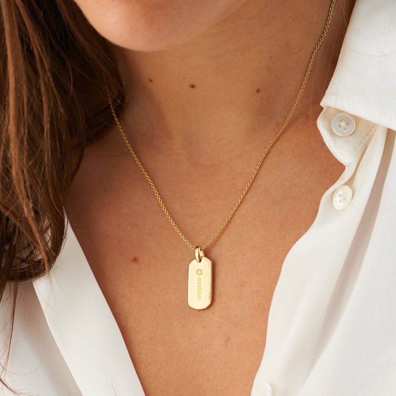 Engraved Dog Tag Necklace