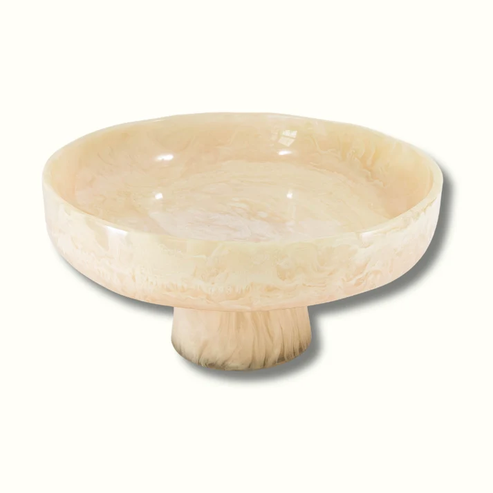 Resin Pedestal Bowl