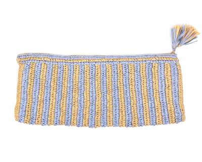 Raffia Mahjong Tile & Rack Bag