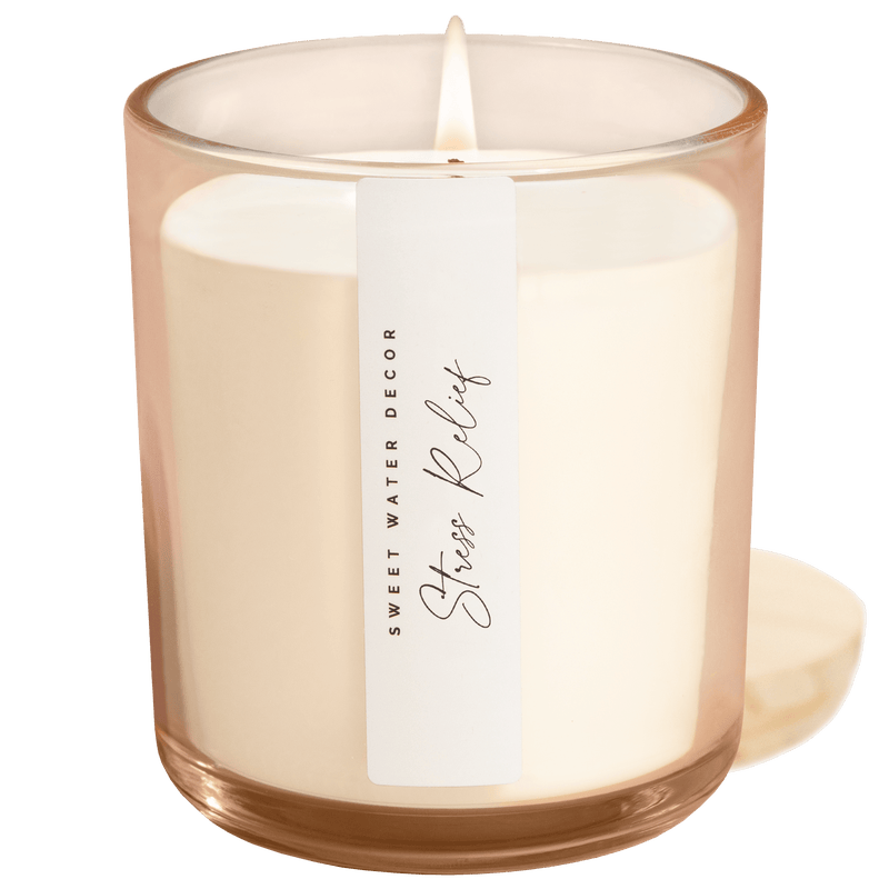 Tinted Glass Soy Wax Candle