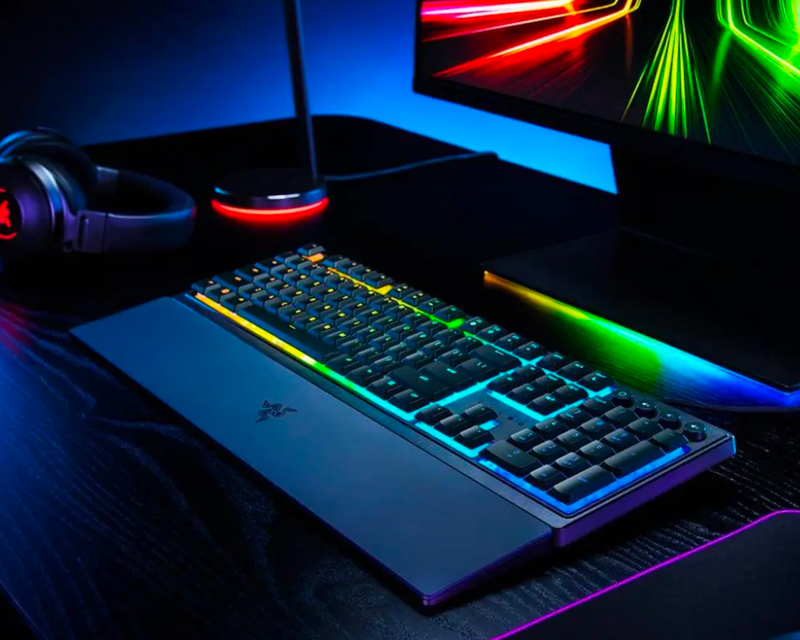 Ornata V3 Full-Size Wired Mecha-Membrane Gaming Keyboard with Chroma RGB Backlighting