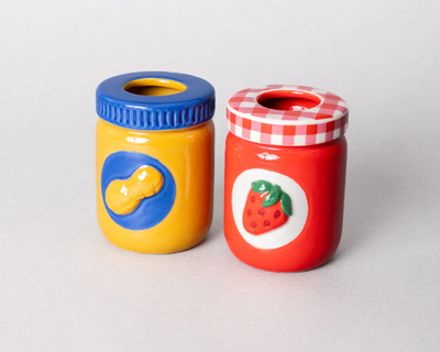 Ceramic Tapered Candle Holder Set