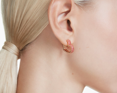 Matrix Hoop Earrings