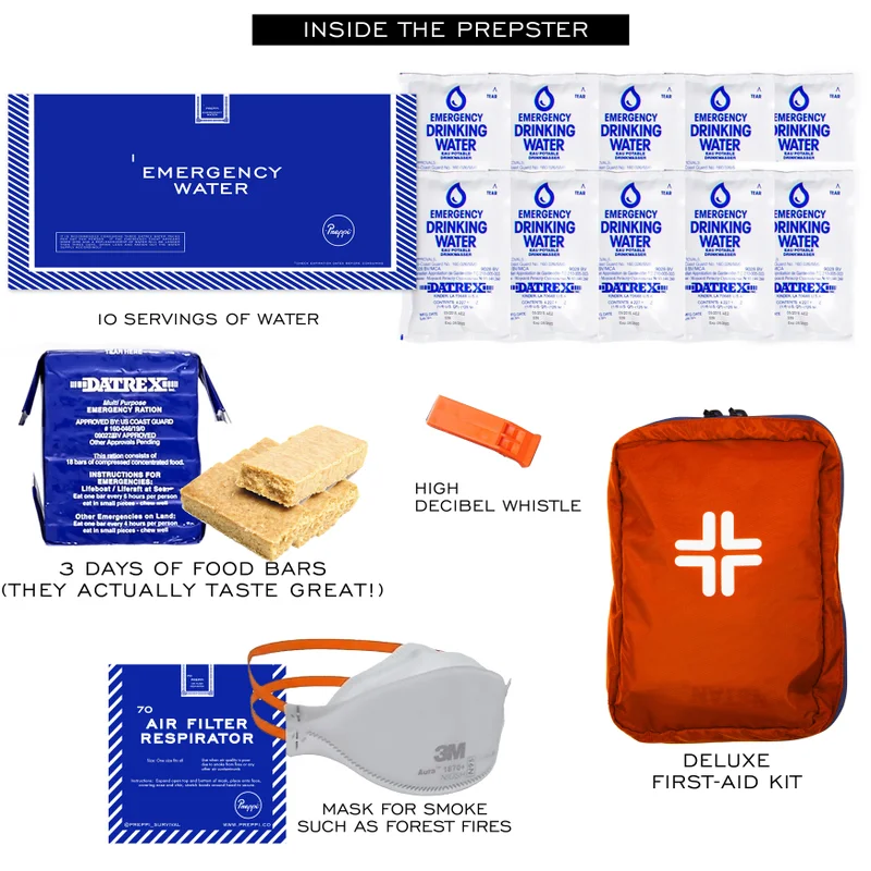 The Prepster Backpack, 3-Day Emergency Bag