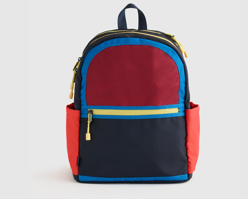 Large Recycled Double Pocket Backpack