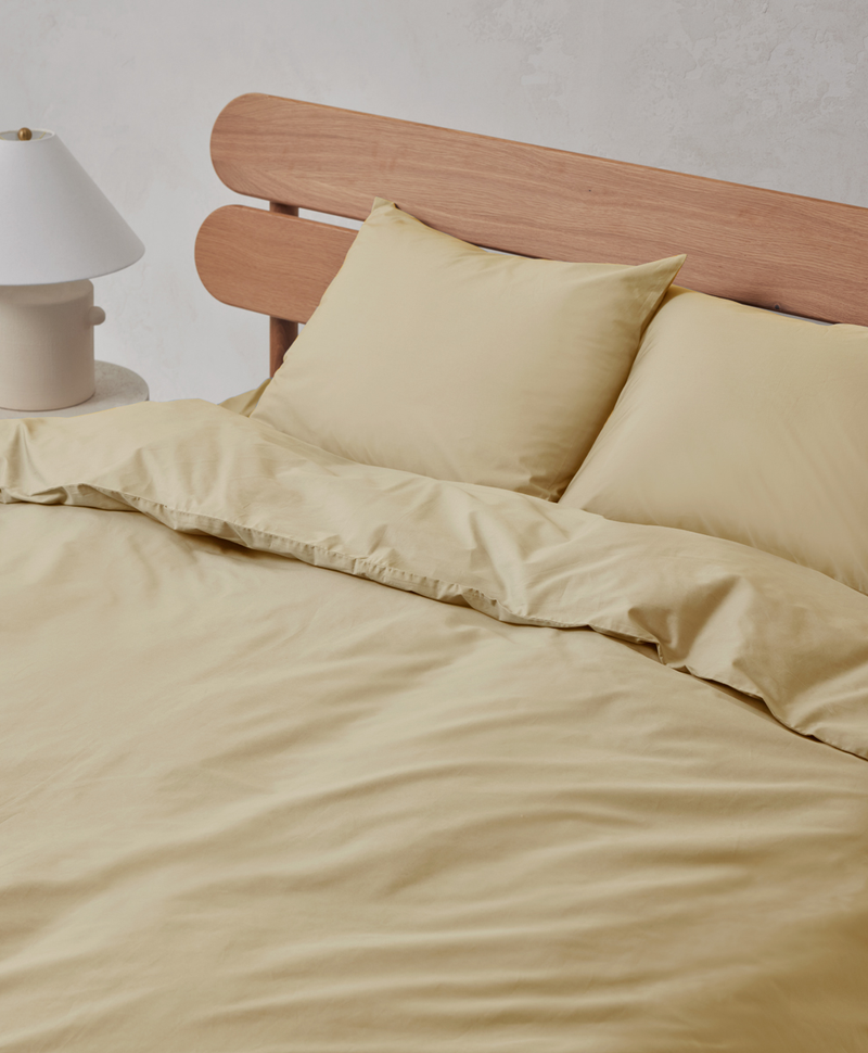 Organic Cool-Air Percale Duvet Cover, King