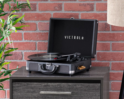 Journey+ Cassette Bluetooth Suitcase Record Player