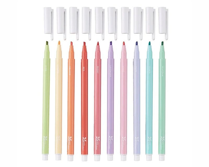 Essentials Fine Tip Highlighters 10-pack