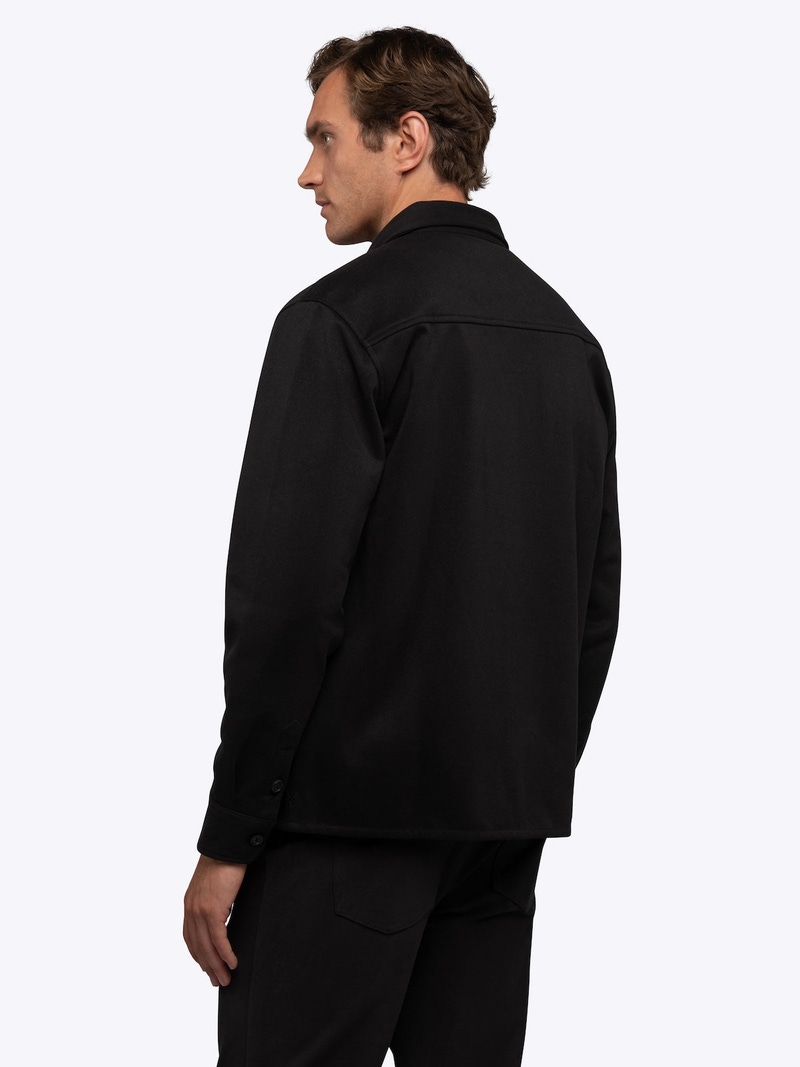 Men's District Heavyweight Overshirt, Black