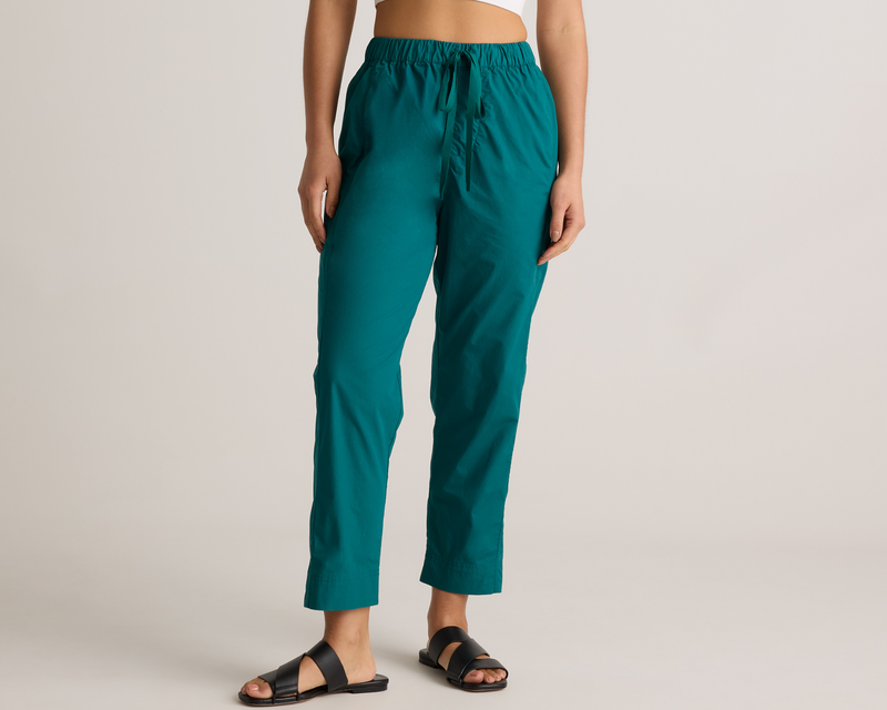 100% Organic Cotton Poplin Pull-On Pants