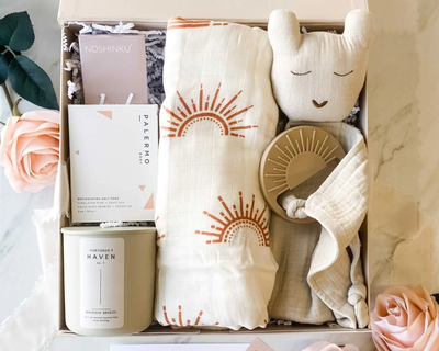 The Cozy at Home Newborn Parent Gift Box