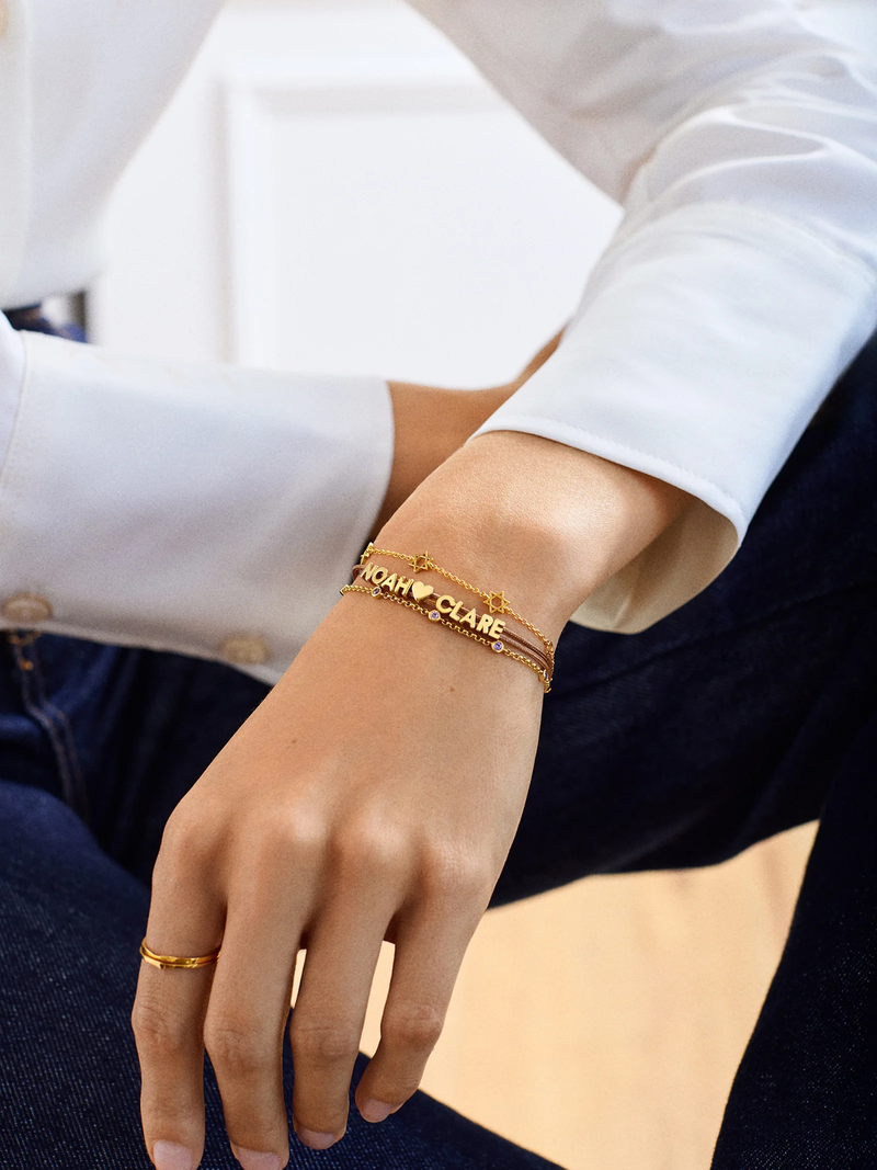Yasmine 18K Birthstone Bracelet
