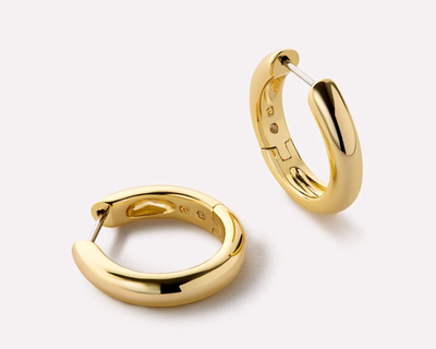 Giulia Medium Hoop Earrings