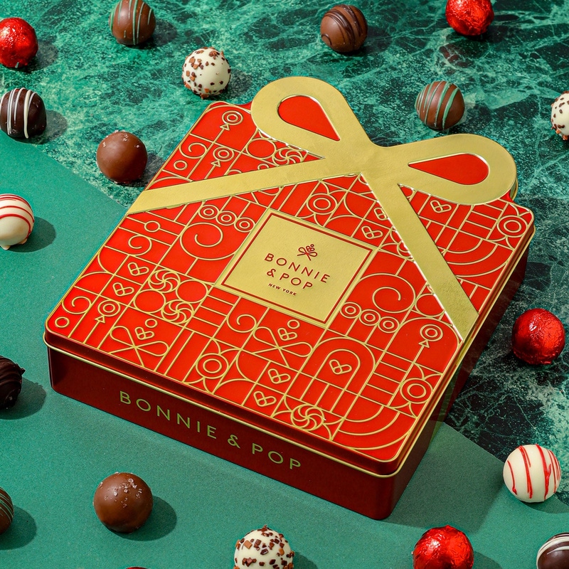 Belgium Chocolate Truffle Gift Tin