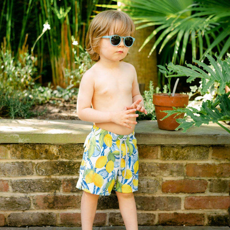 The Lemonade Stand Boys Swim Trunks UPF 50+