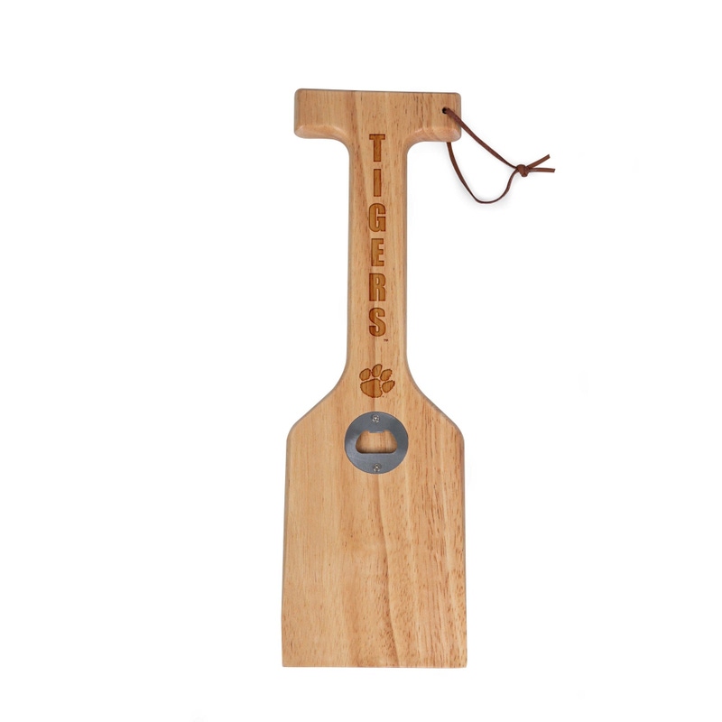 NCAA Hardwood BBQ Scraper with Bottle Opener
