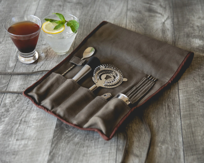 10-Piece Bar Tool Roll Up Kit