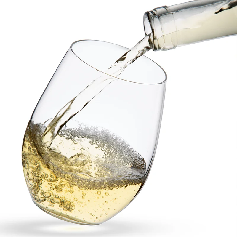 Stemless Wine Glasses, Set of 8