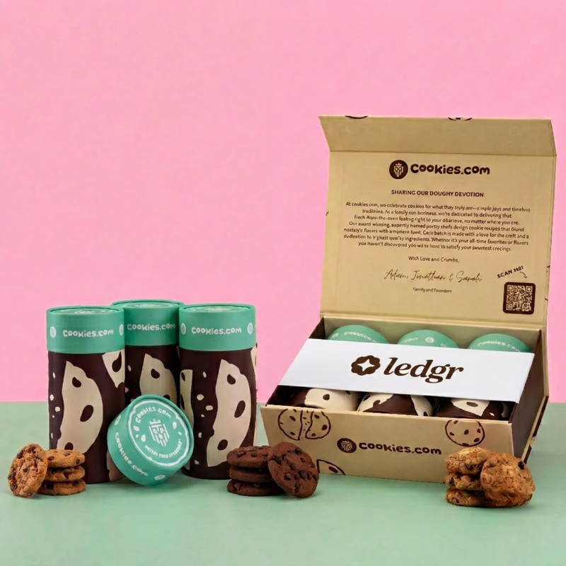 Branded Classics Cookies - 3 Tube Gift Box