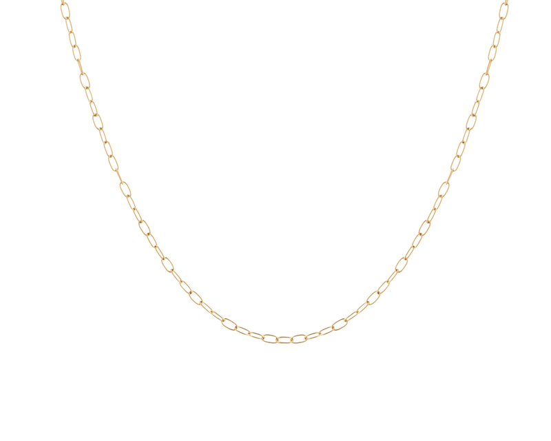 Unbreakable Mini Paperclip Chain Necklace