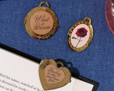 Magnetic Locket Bookmark Set