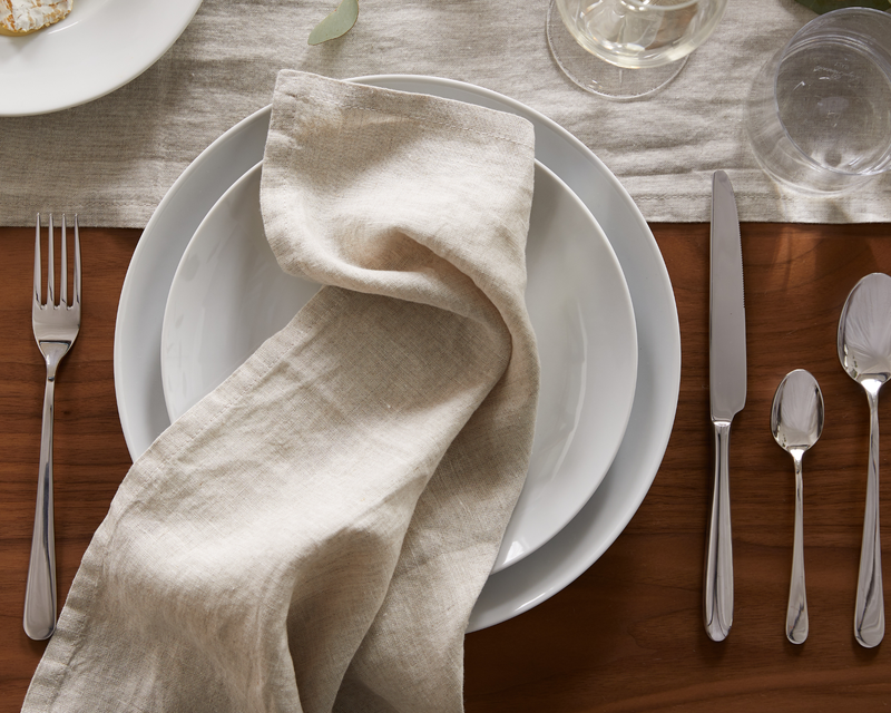 European Linen Napkin Set of 4