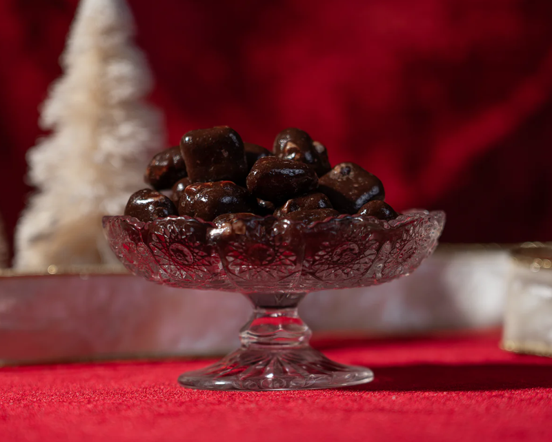 Candy Cane Sea Salt Caramels
