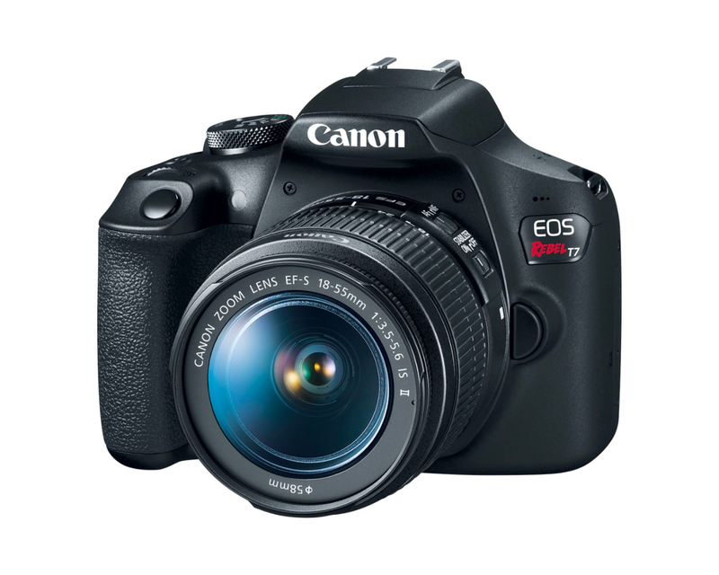 EOS Rebel T7 DSLR Video Two Lens Kit