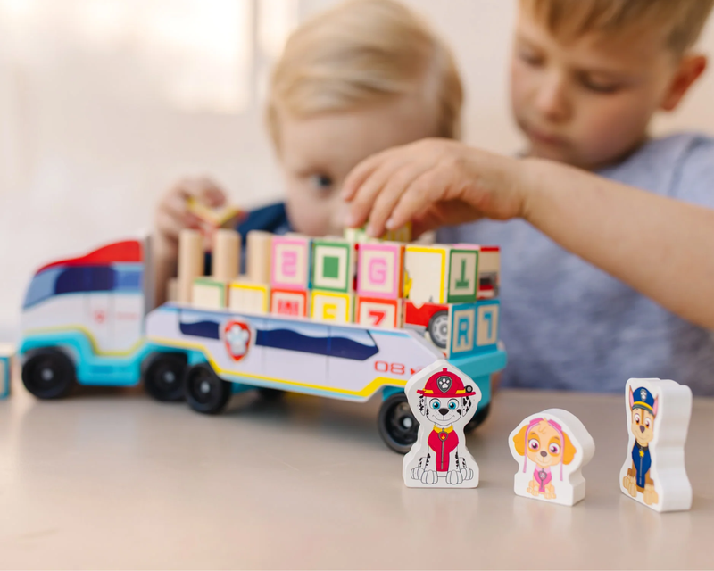 Paw Patrol Wooden ABC Block Truck