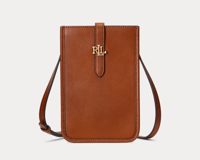 Leather Crossbody Tech Case