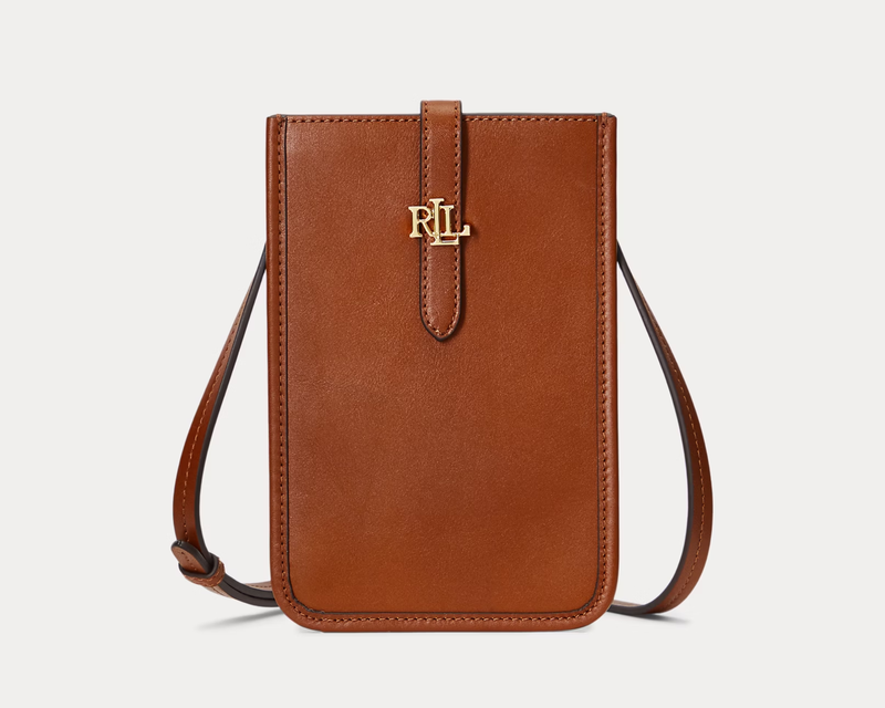Leather Crossbody Tech Case