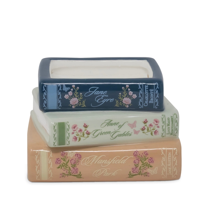 Book Stack Shaped Candle