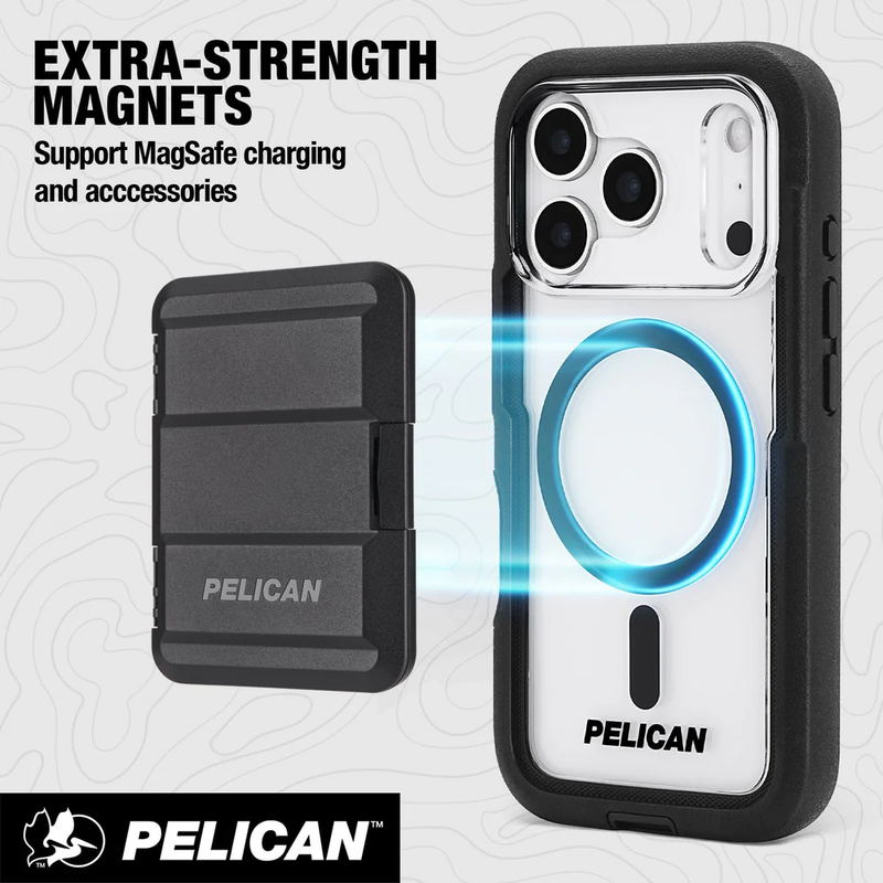 Voyager Clear & Black MagSafe iPhone Case
