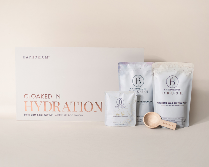 Cloaked in Hydration Luxe Bath Soak Gift Set