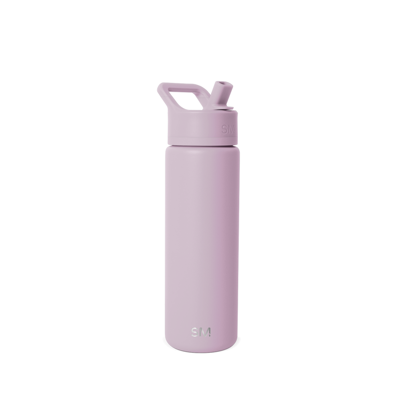 Summit Solid Water Bottle with Straw Lid, 22oz